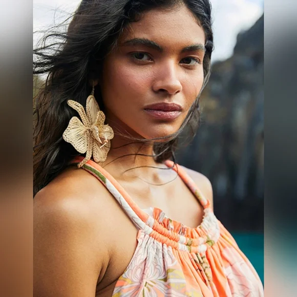 FARM RIO Mixed Neon Garden Mini  Dress NWT - Picture 6 of 11